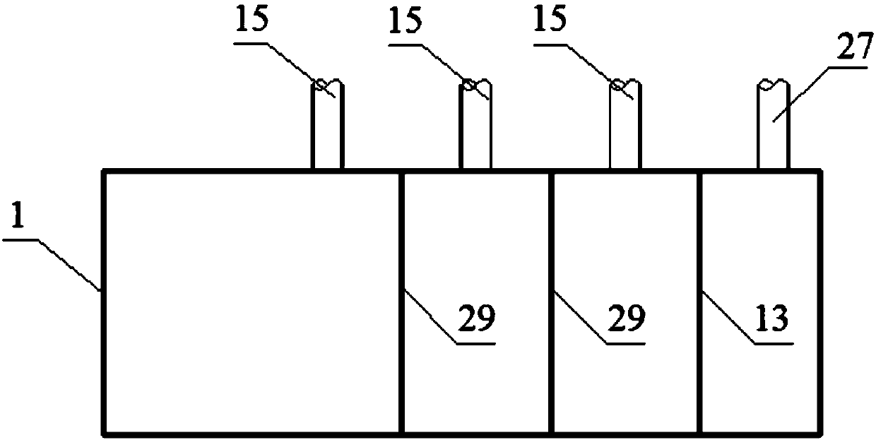 Rainwater opening device with flow diversion and interception function