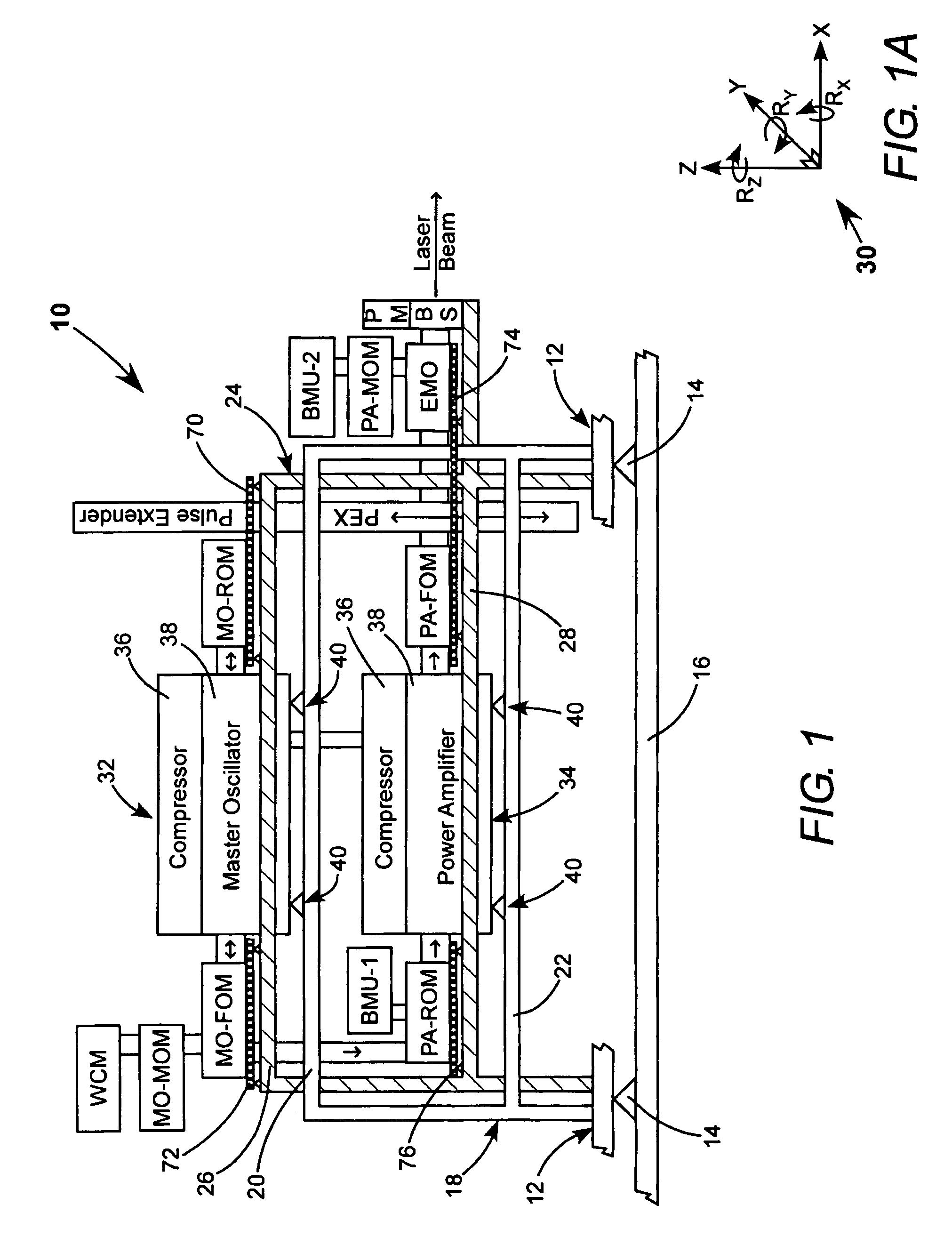 Excimer laser system with stable beam output