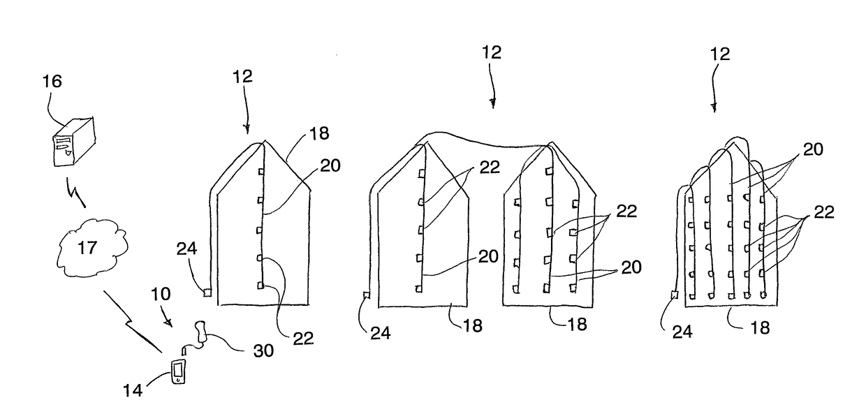 System and method for communicating grain bin condition data to a smartphone