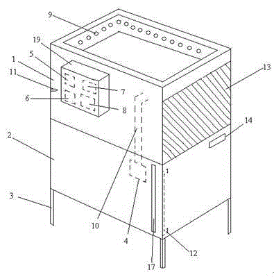 Intelligent flower box and flower box set of Internet of things