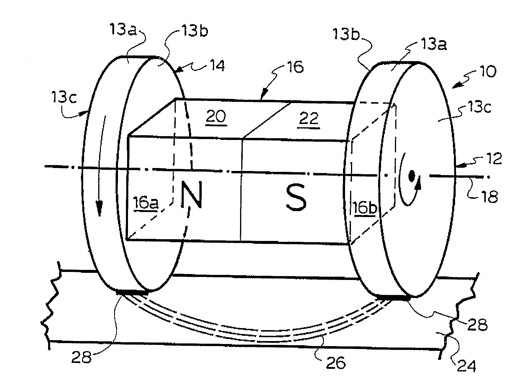 Magnetic wheel