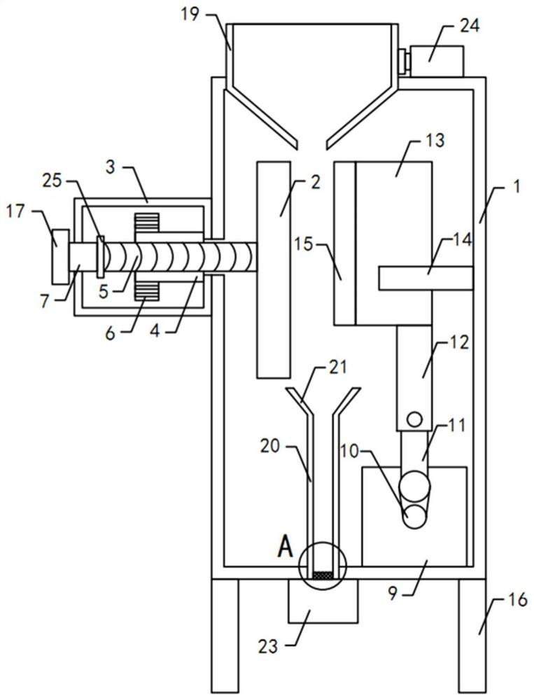 Pet feed sampling detection device and detection method thereof