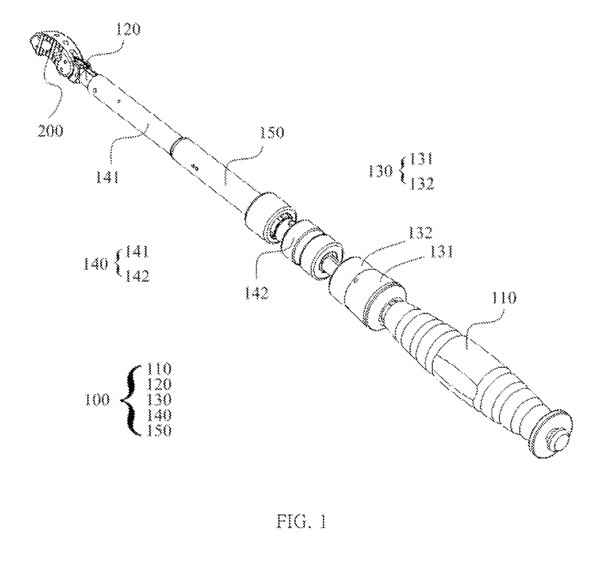 Spinal fusion surgery instrument for implanting and intervertebral cage thereof