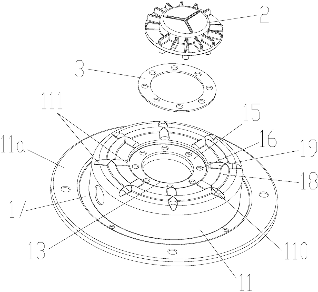 Motor end cover assembly and motor