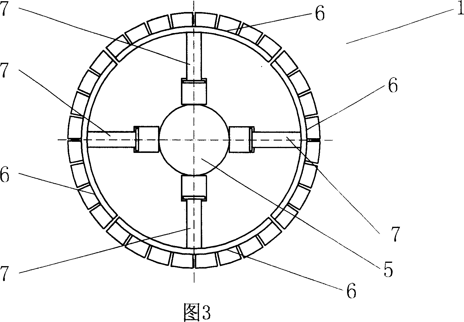 A permanent variable-resistance wind-driven generator