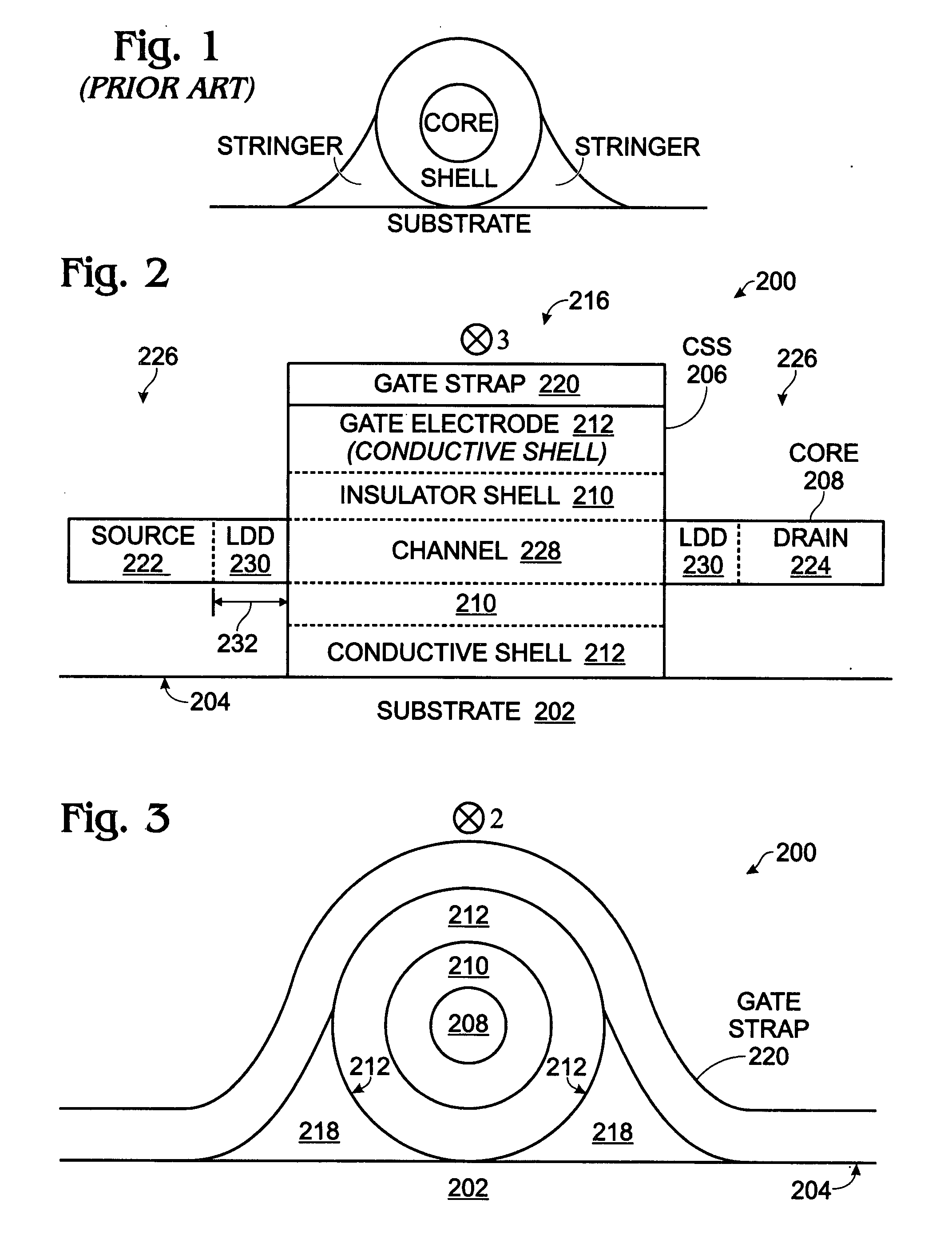 Core-Shell-Shell Nanowire Transistor And Fabrication Method