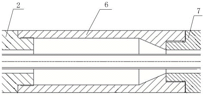 Ejector rod of seamless steel pipe perforating machine