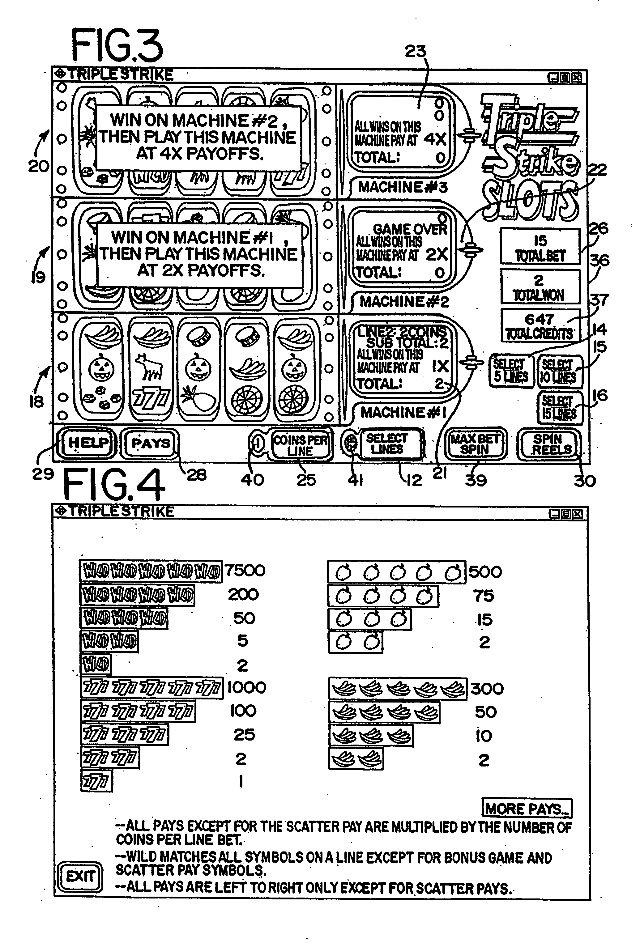 Multi-stage multi-bet game, gaming device and method