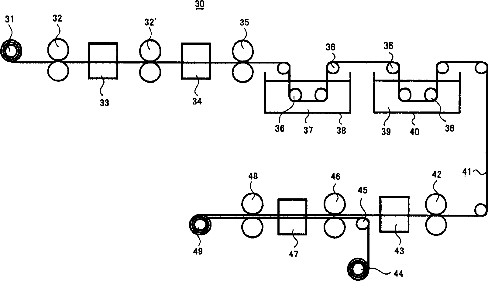 Light polarizing device, a method of continuously fabricating same, and reflective optical devices using same