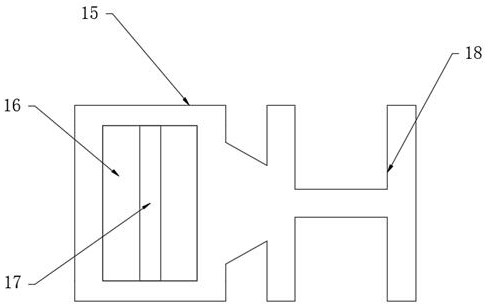 A building glass curtain wall structure that is easy to disassemble and has a self-locking structure