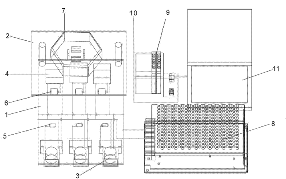 Numerically-controlled machine tool energy consumption data test and analysis device and method