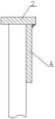 Device for positioning splayed reinforcing plate of corrugated bulkhead and determining points for measurement of tacheometry