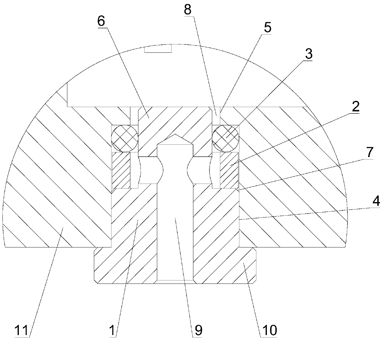 Waterproof and breathable structure of starter