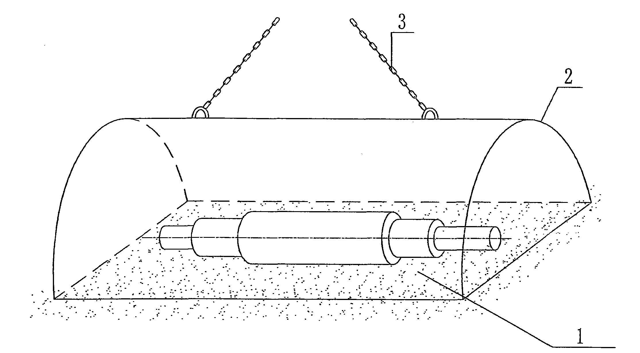 Post-forging heat-insulating protective guard of 2000T high-speed forging press