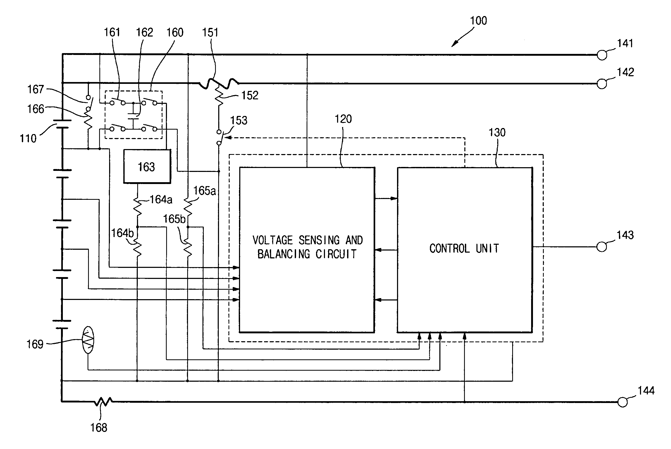 Battery pack and balancing method of battery cells