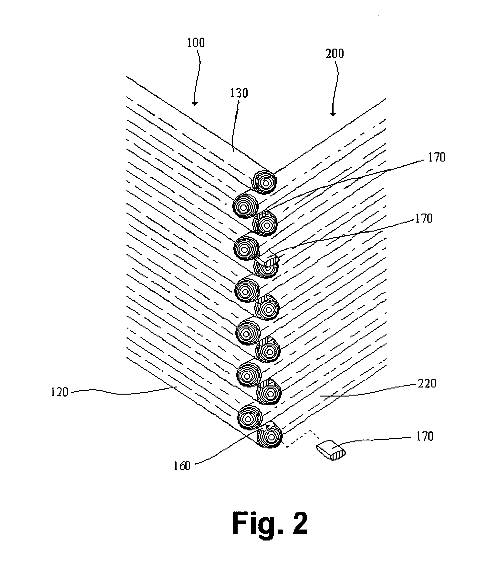 Log structure and method for constructing same