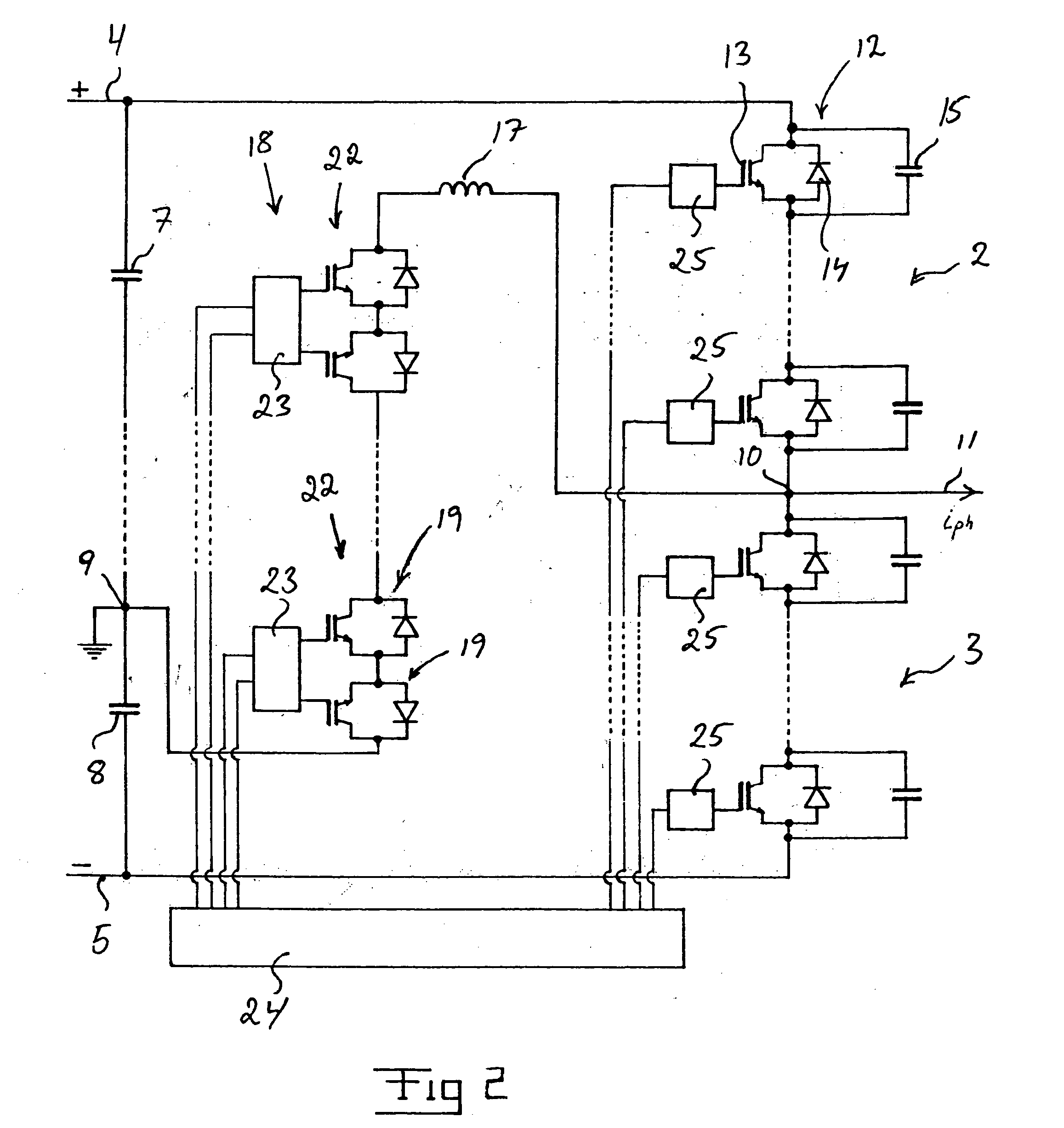 Converter and a method for the control thereof