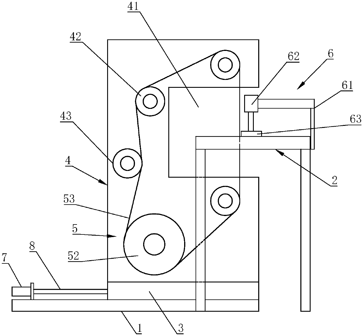 Rubber cutting machine