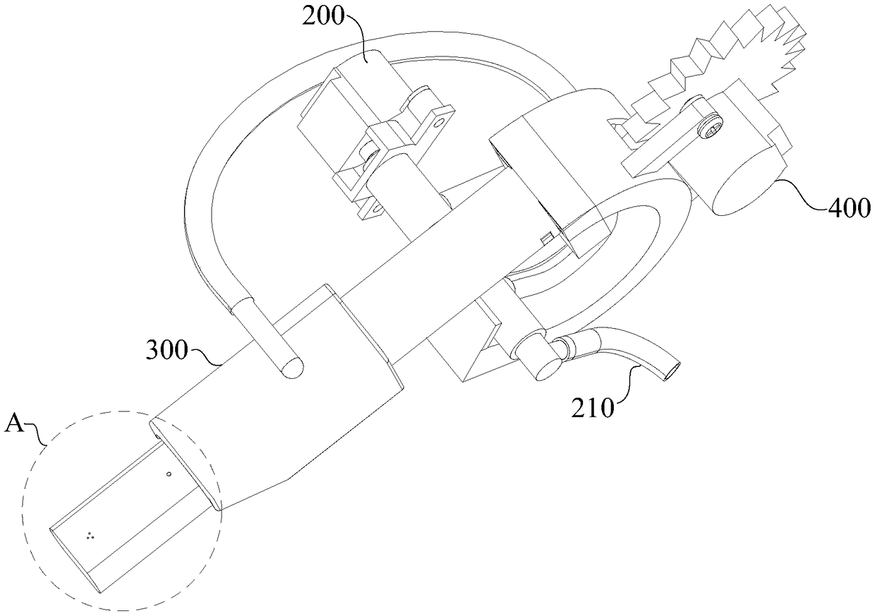 Flushing device and intelligent toilet