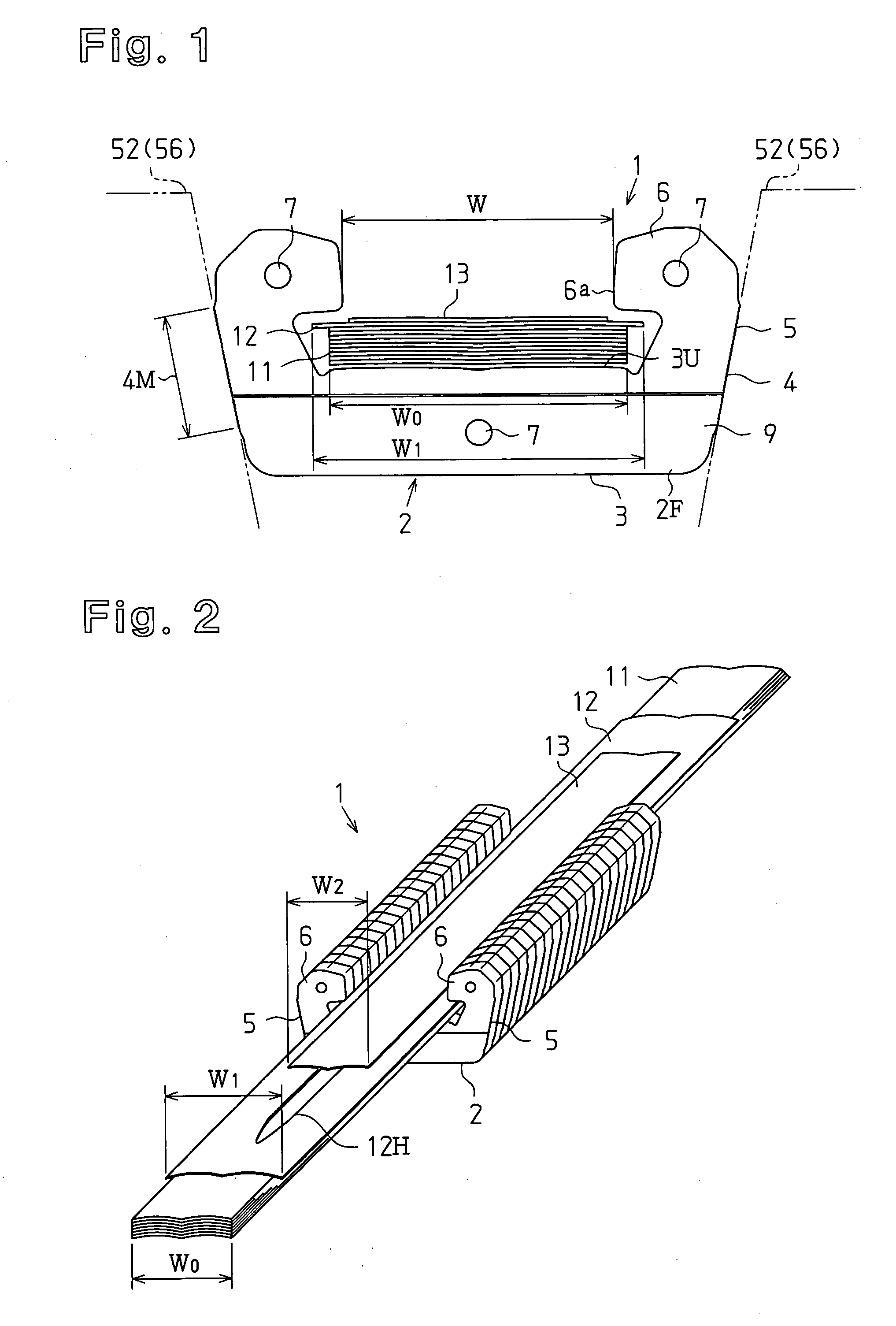 Metallic belt and push block used therefor