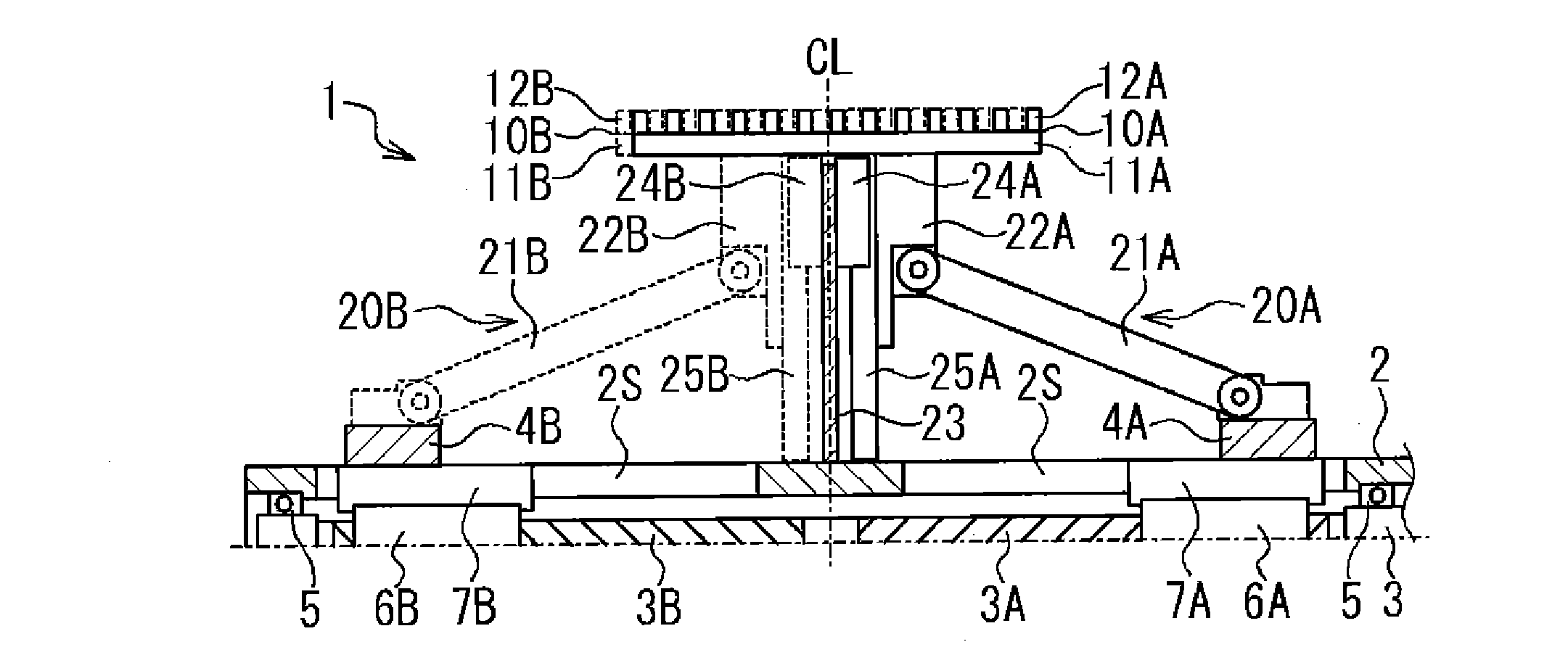 Tire building drum and device and method for production of unvulcanized tires