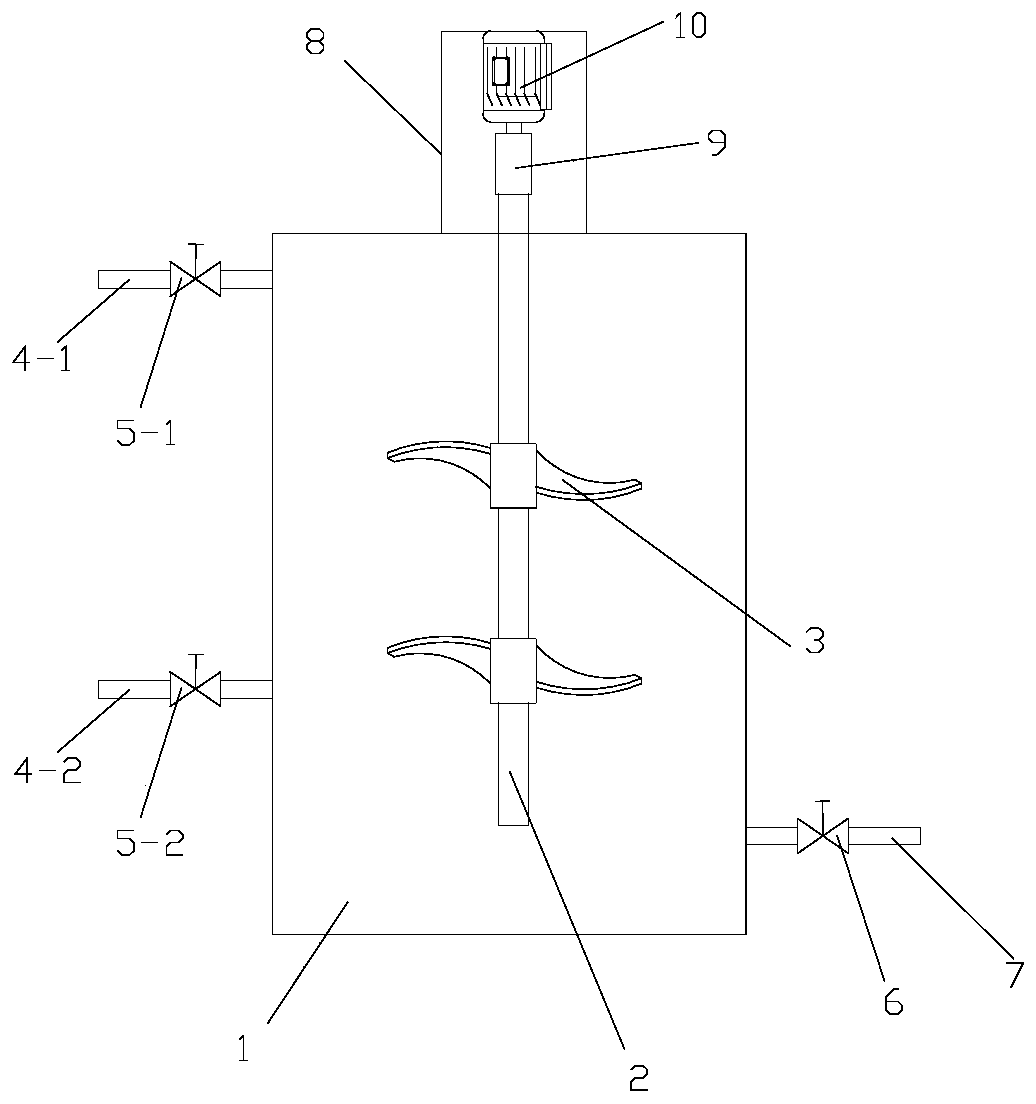 Organic wastewater catalytic degradation and separation device and method