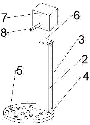 Blueberry seedling culture device