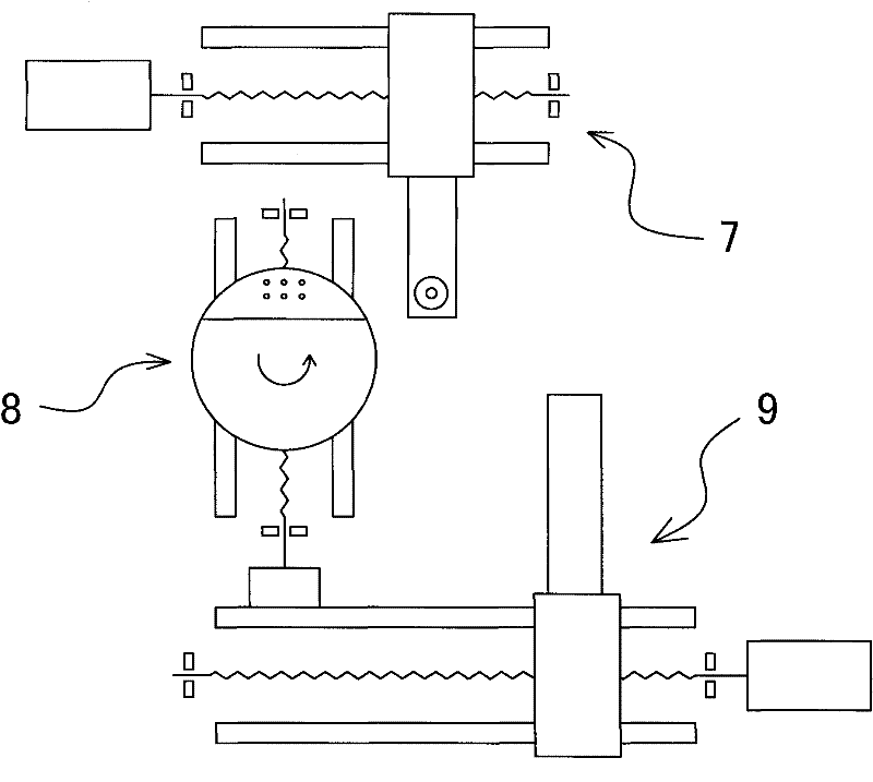 Position precorrection device in ACF attaching equipment of flat-panel display