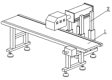 Label marking machine for heparin nano production and operation method thereof