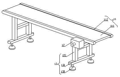 Label marking machine for heparin nano production and operation method thereof