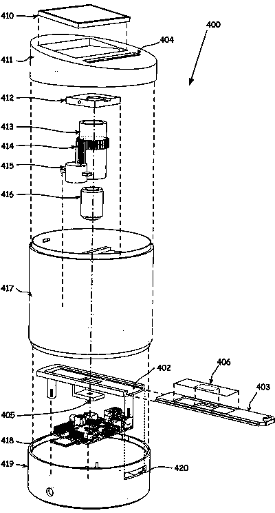 Liquid detection diagnosis system