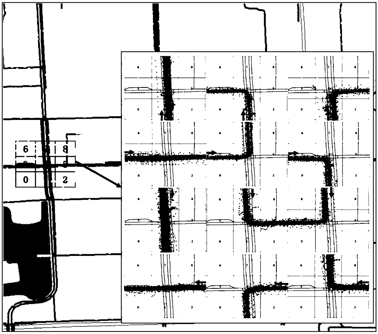 Grid model based signal intersection operation evaluation method