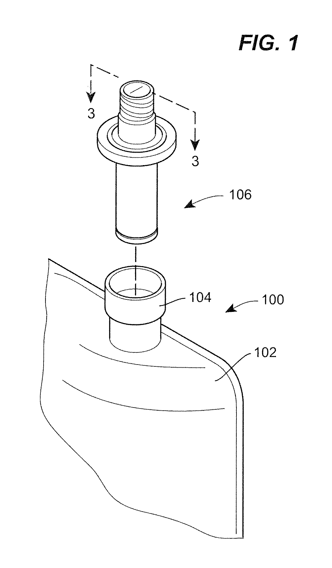 Port assembly for use with needleless connector