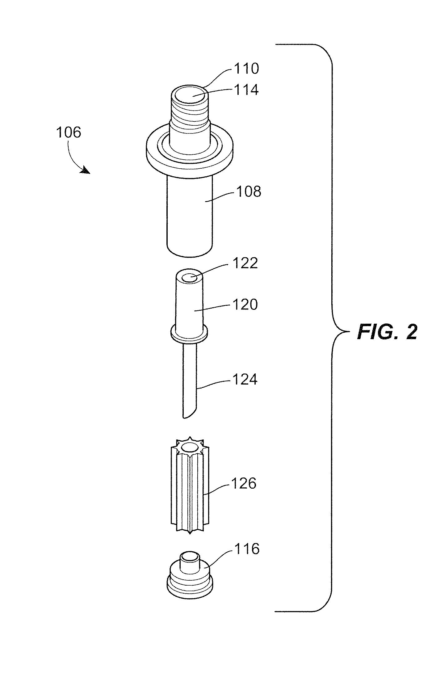 Port assembly for use with needleless connector