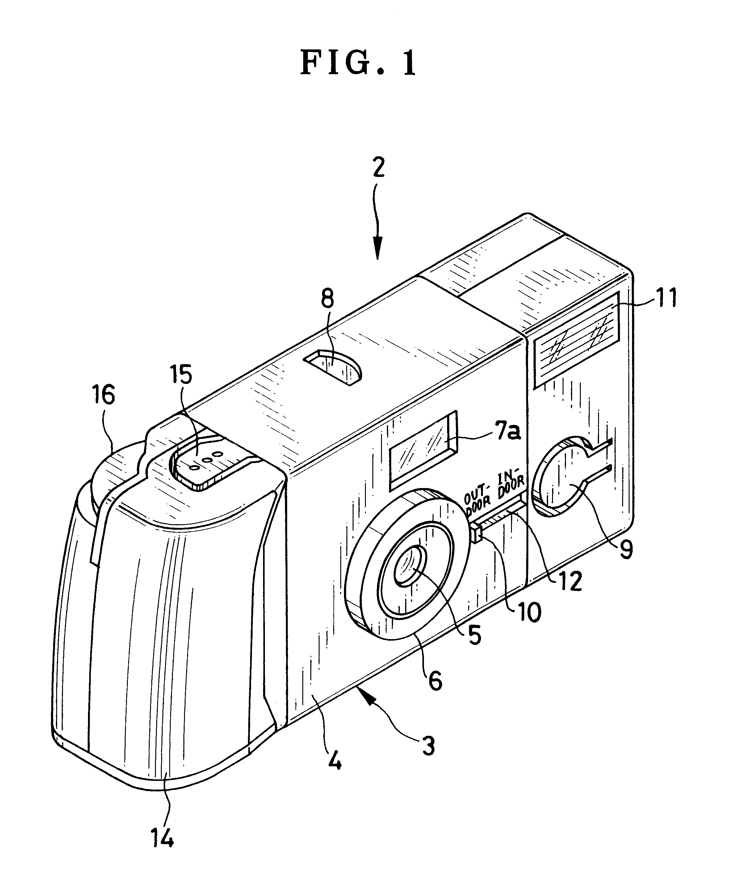 Lens-fitted photo film unit with flash device