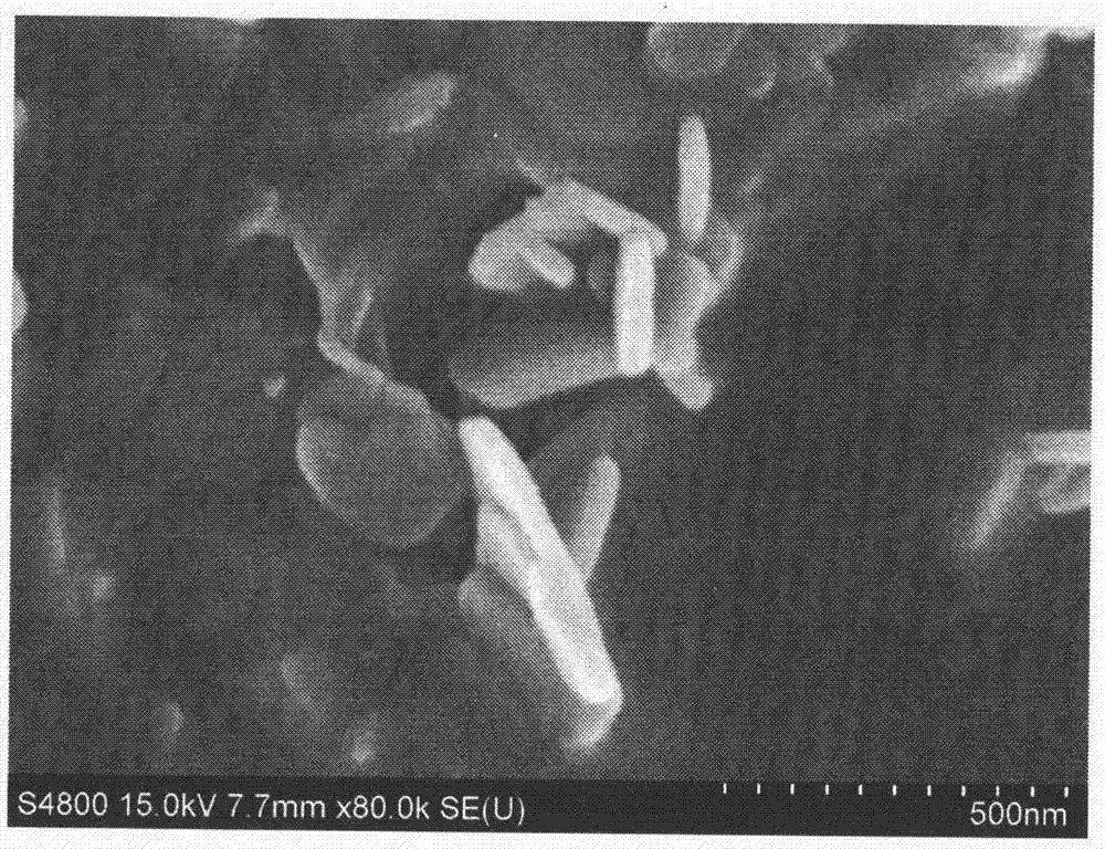 Room temperature nitrogen dioxide sensor preparation method based on reduced graphene-semiconductor