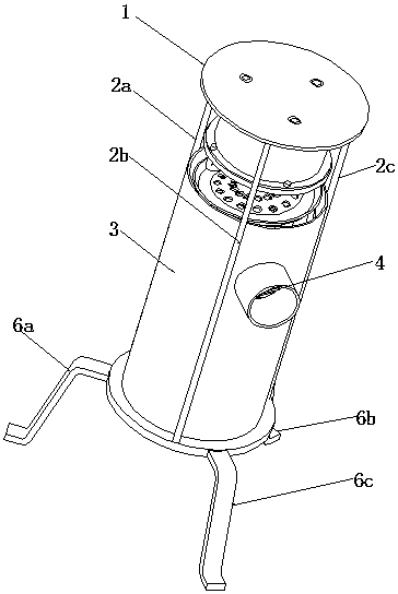 A magnetic shock separation centrifugal water treatment reactor