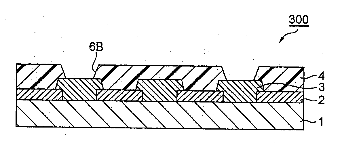 Positive-type photosensitive resin composition, method for production of resist pattern, semiconductor device, and electronic device