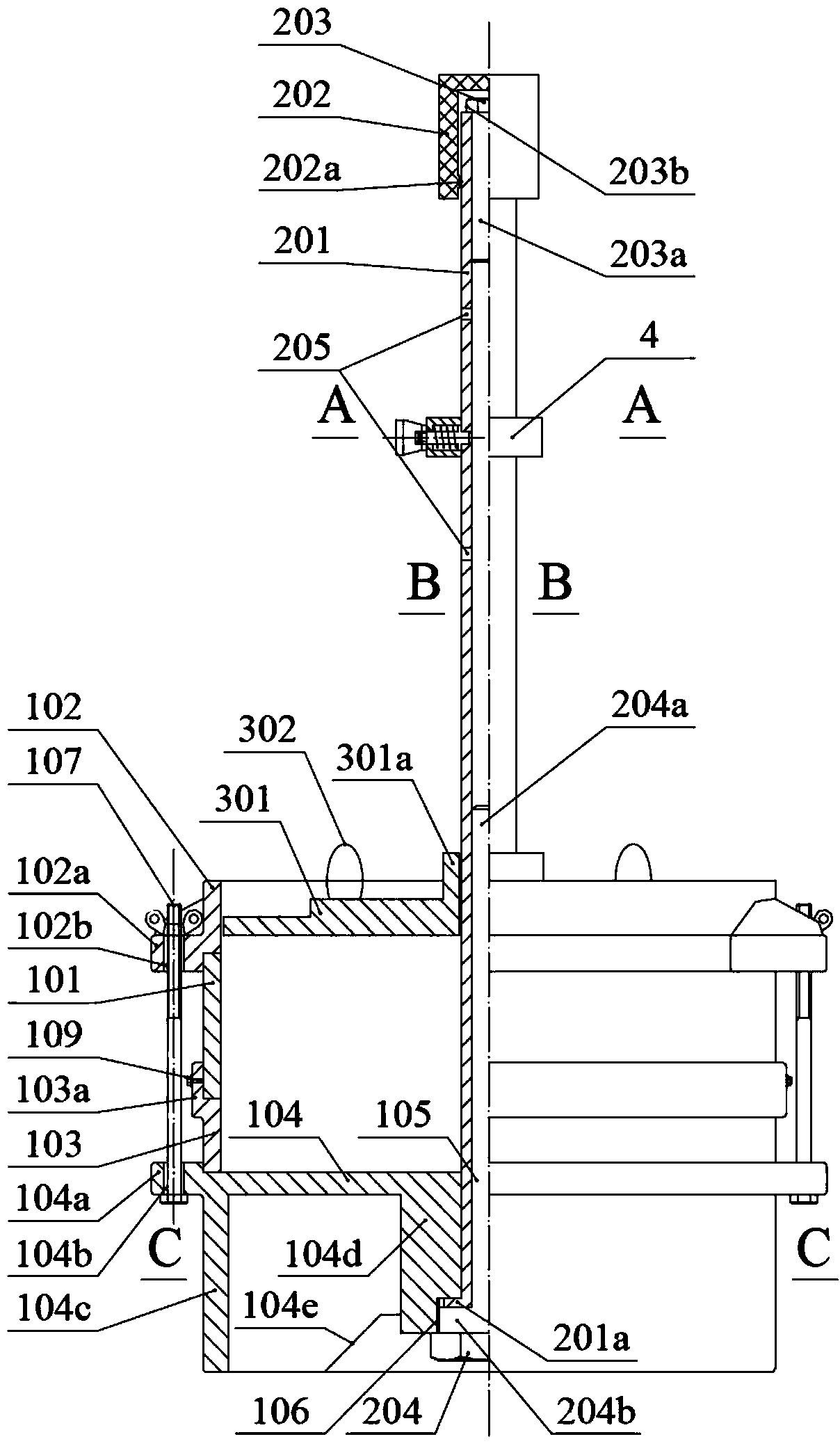 Sample blank manufacturing device and method for anchor or pile and soil interface friction performance test