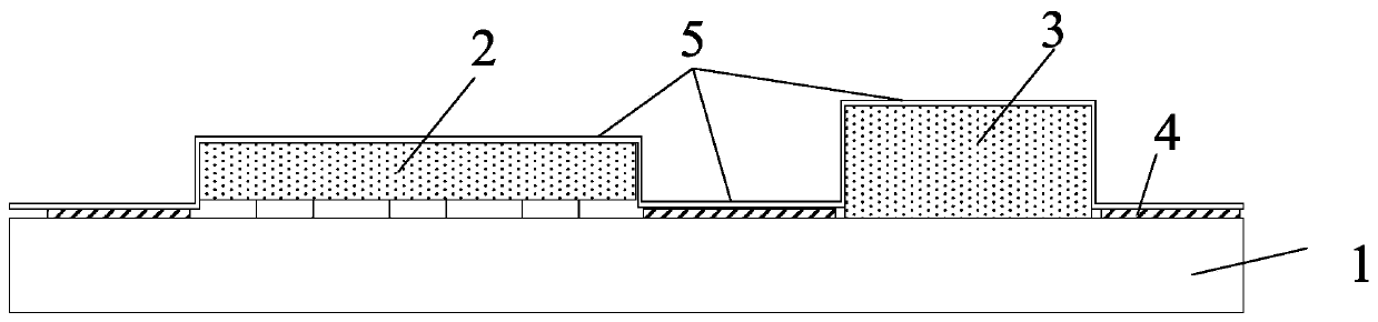 SIP module partition electromagnetic shielding package method