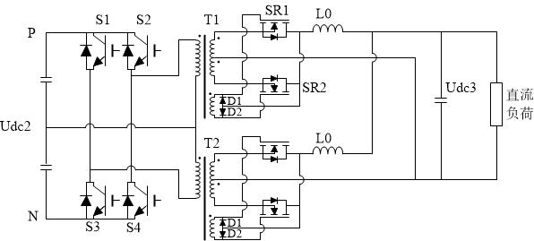 High-efficiency low-voltage large-capacity direct-current power supply and control method thereof