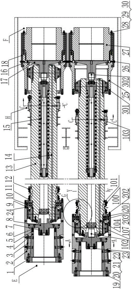 Modified thin oil lubrication drum-shaped tooth type coupling