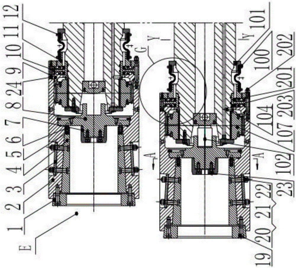 Modified thin oil lubrication drum-shaped tooth type coupling