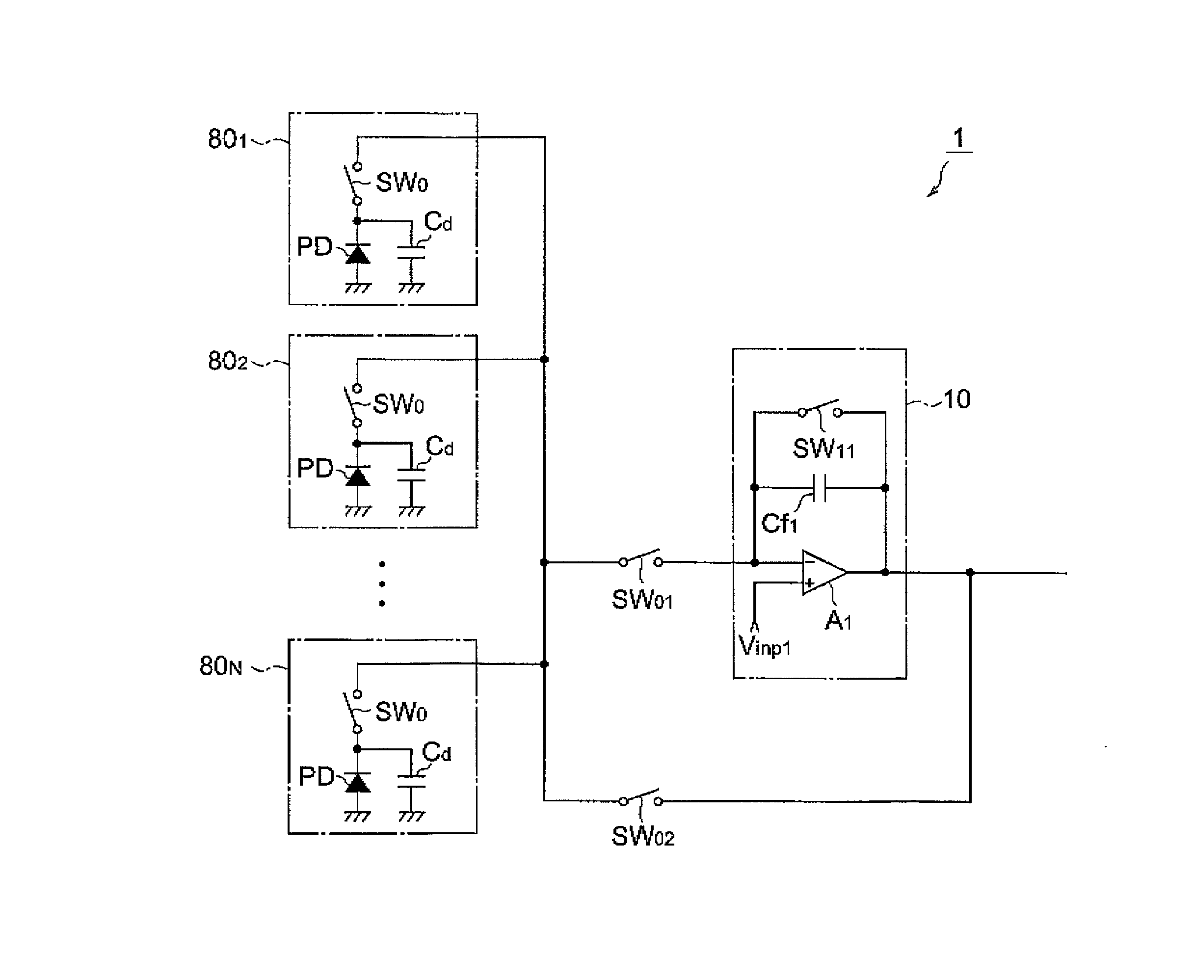 Optical detector device