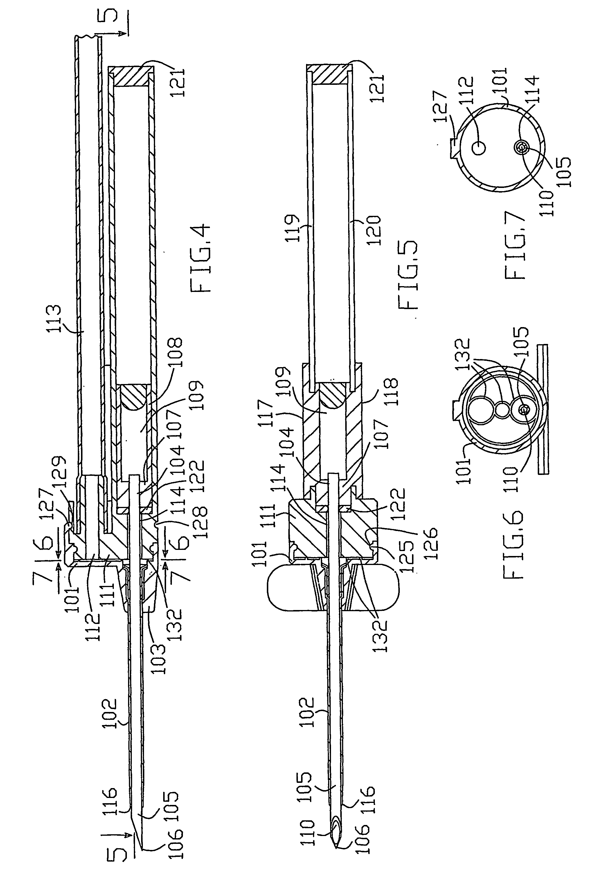 Safety catheter device