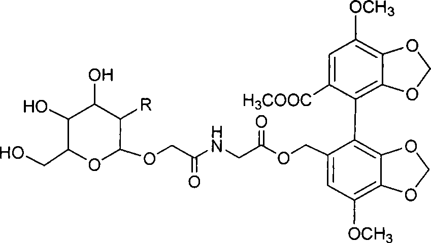 Dicycloglycosides compound, preparation method and application thereof