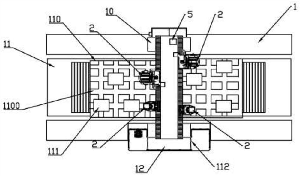 A multi-head moving gantry friction stir welding device