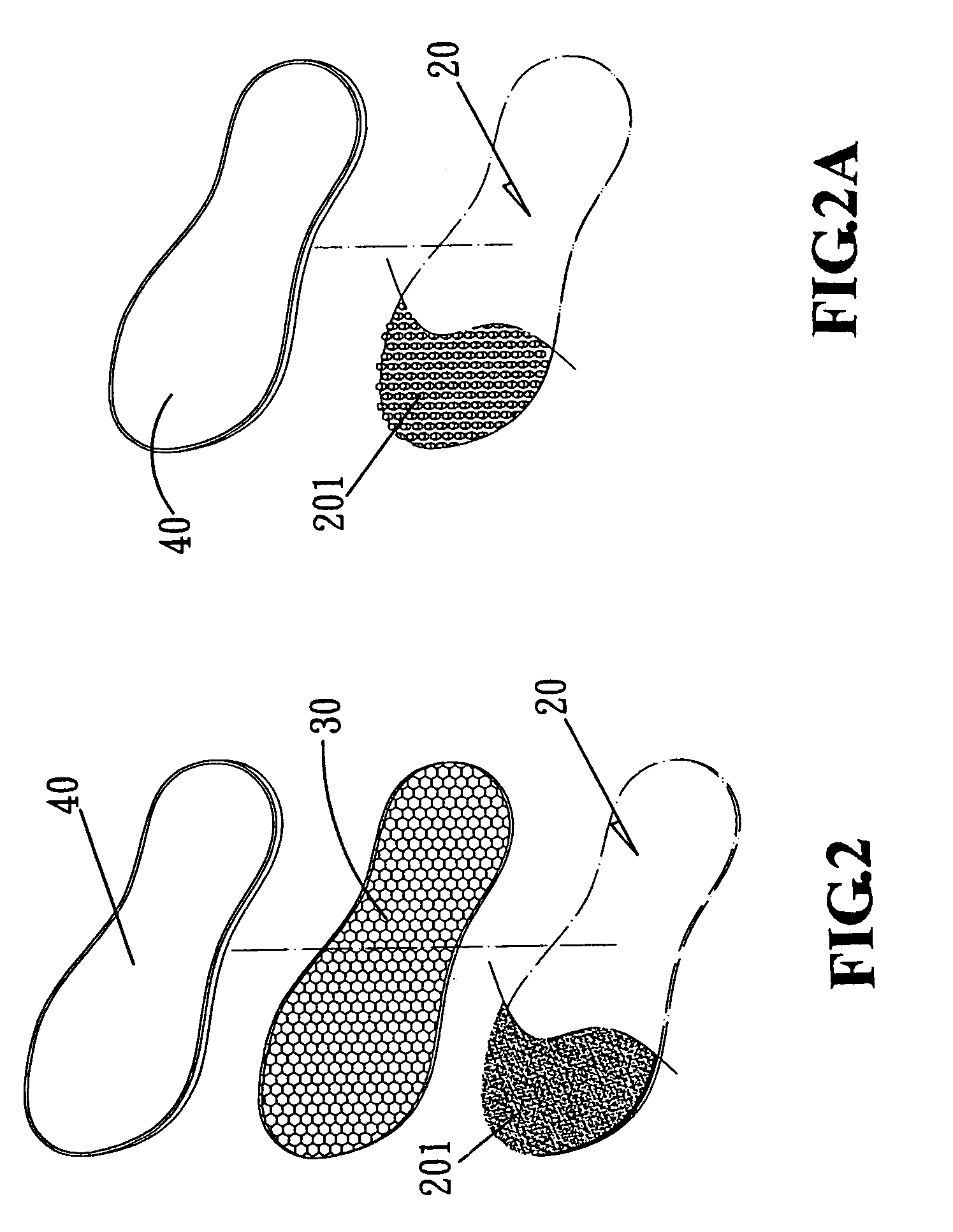 Foot pressure testing structure