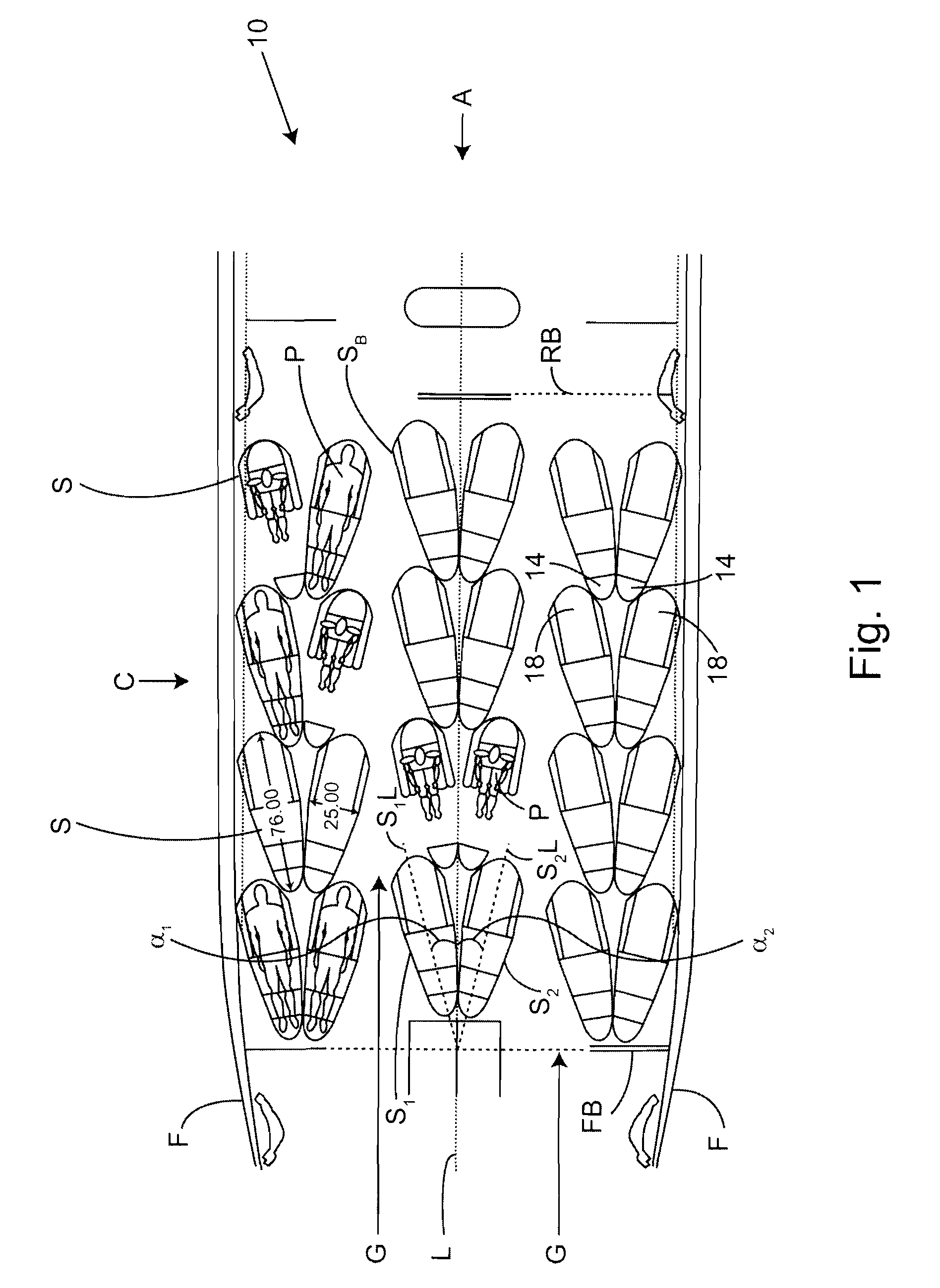 Seating arrangements particularly for passenger aircraft