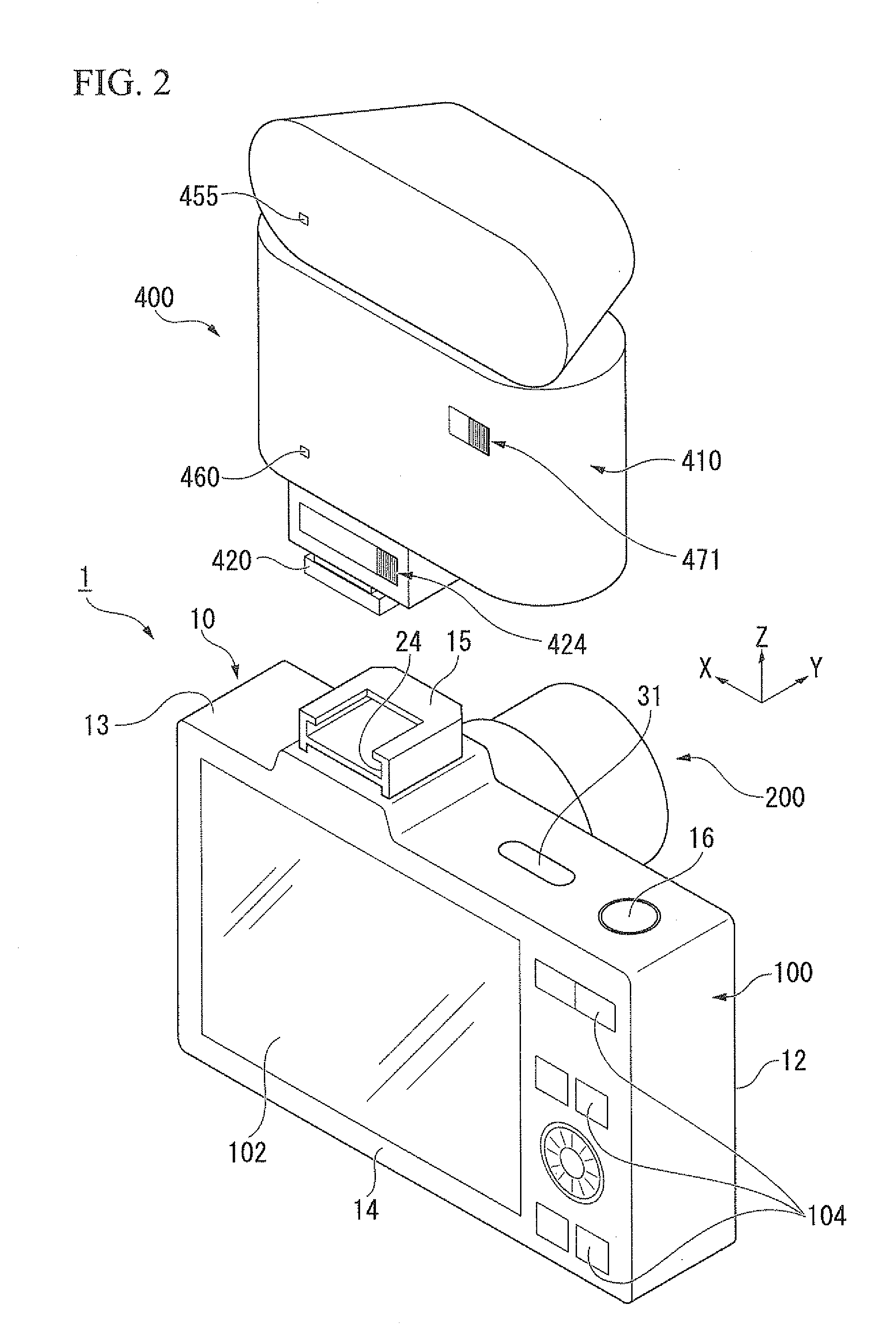 Accessory, camera, accessory control program, and camera control program